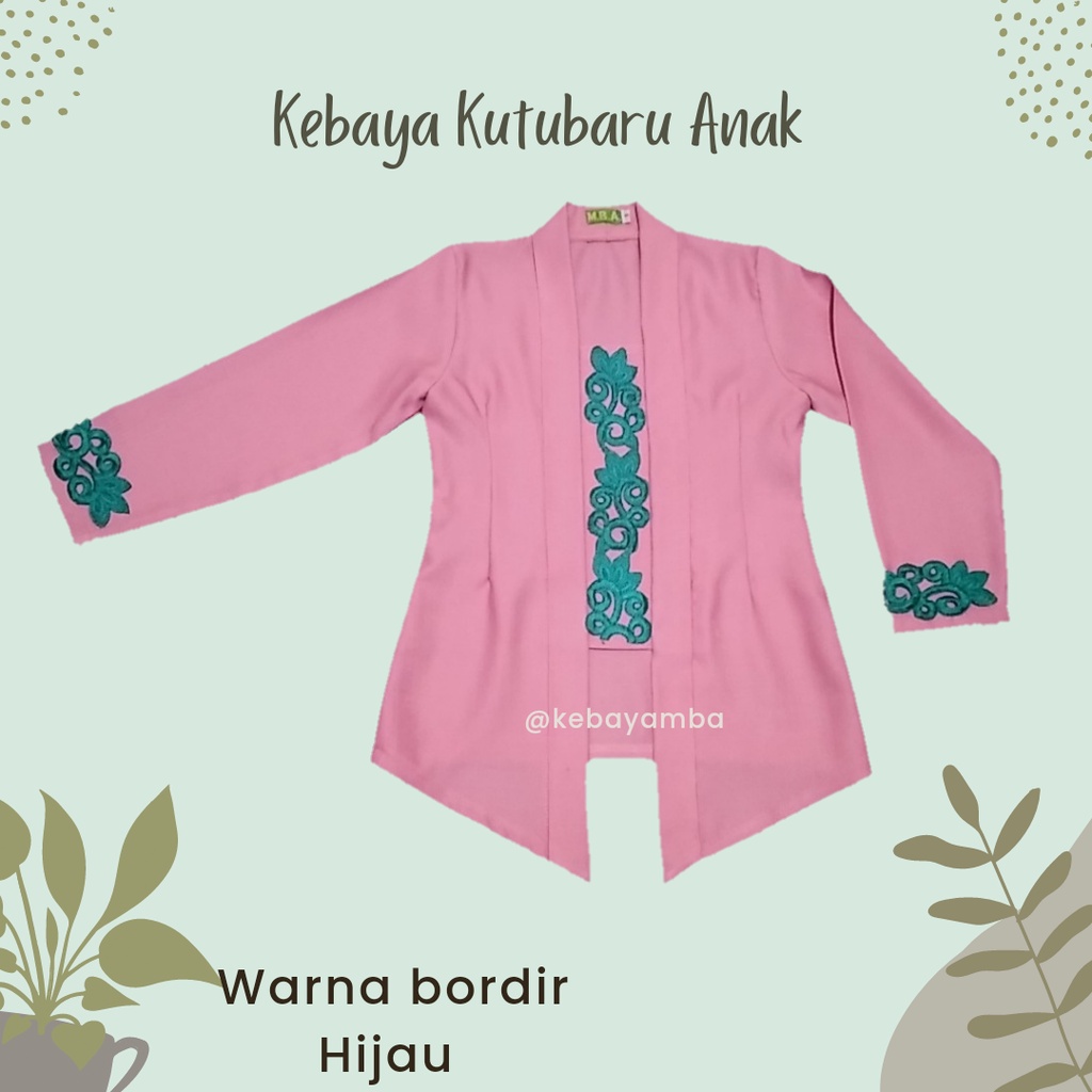 Jual Kebaya Anak Kutu Baru Kartini TK - SD | Shopee Indonesia