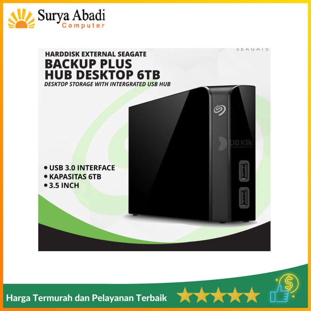 Jual Seagate Backup Plus Hub Desktop 6tb 3 5 Inch Shopee Indonesia