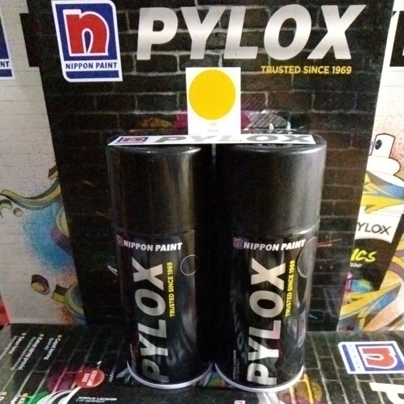 Jual PYLOX 108 Yellow / Cat Semprot 300cc | Shopee Indonesia
