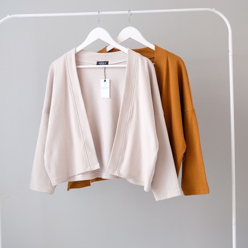 Cardigan Basic Polos Wanita Oversize | Cardigan Wanita Style Korean