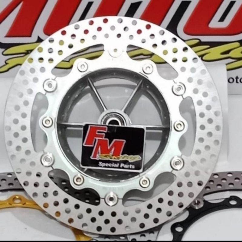 Jual Disc FM Racing floating untuk velg Daichi Ninja atau tromol Ninja
