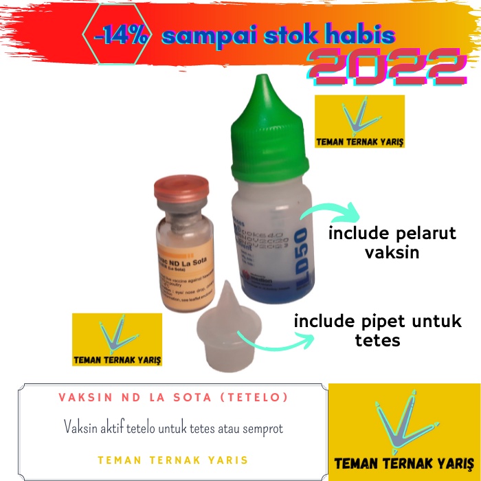 Jual Vaksin Nd La Sota Atau Vaksin Tetelo Shopee Indonesia