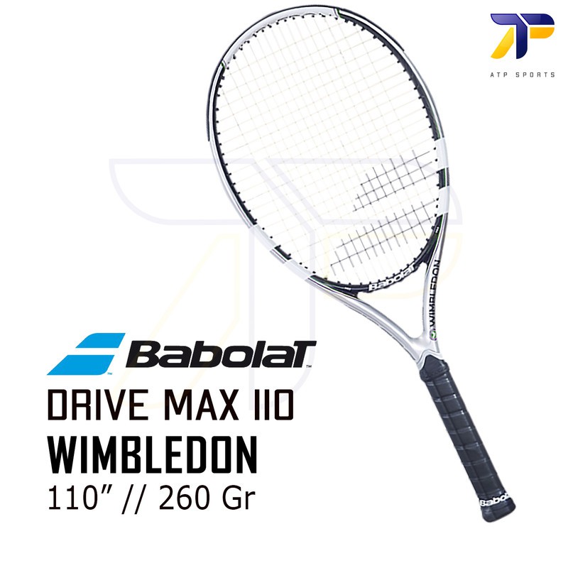 Raket Tenis Tennis Babolat Drive Max 110 Wimbledon 260 Gram