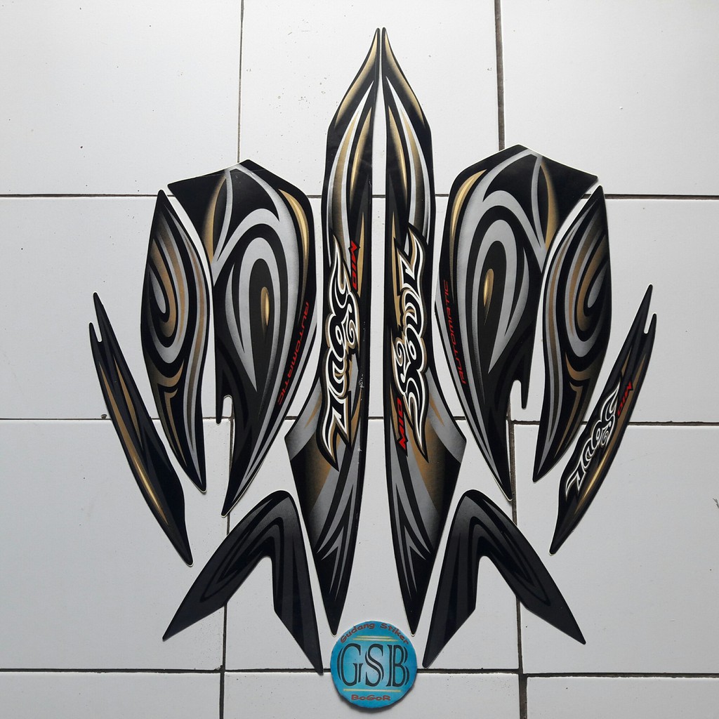 Jual stiker lis motor yamaha mio soul 2008 gold | Shopee Indonesia