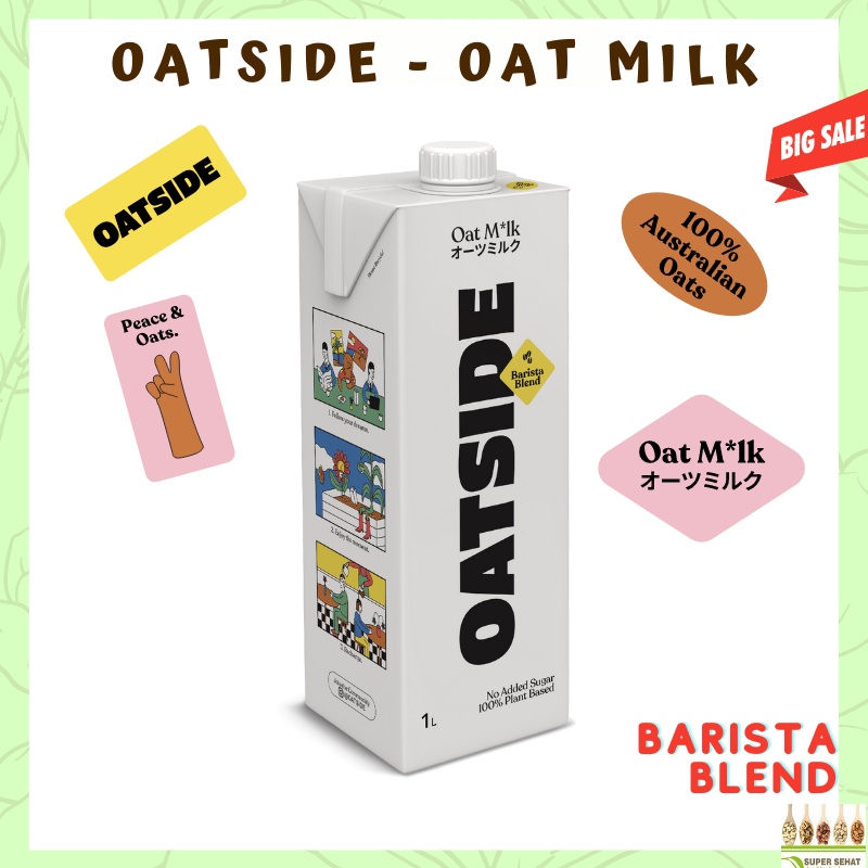 Jual Oatside Barista Blend 1L - Oatside Oatmilk 1L | Shopee Indonesia