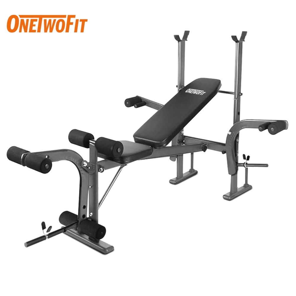 Jual OneTwoFit Bench Press Besa Adjustable Multi Gym Weight Bench ...