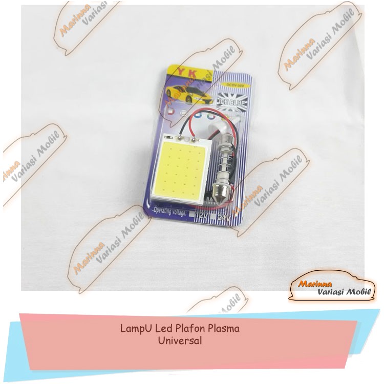 Jual Lampu Led Plafon Plasma Led Kabin Putih Mobil Universal | Shopee ...