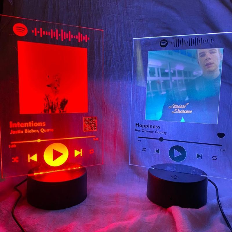 Jual LAMPU LED STAND CUSTOM SPOTIFY ACRYLIC 16 WARNA RGB READY | Shopee ...