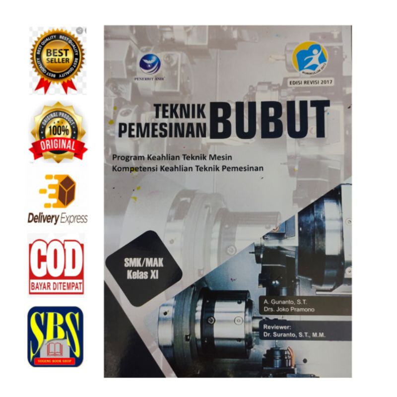 Jual BUKU TEKNIK BUBUT PEMESINAN Program Keahlian Teknik Mesin ...