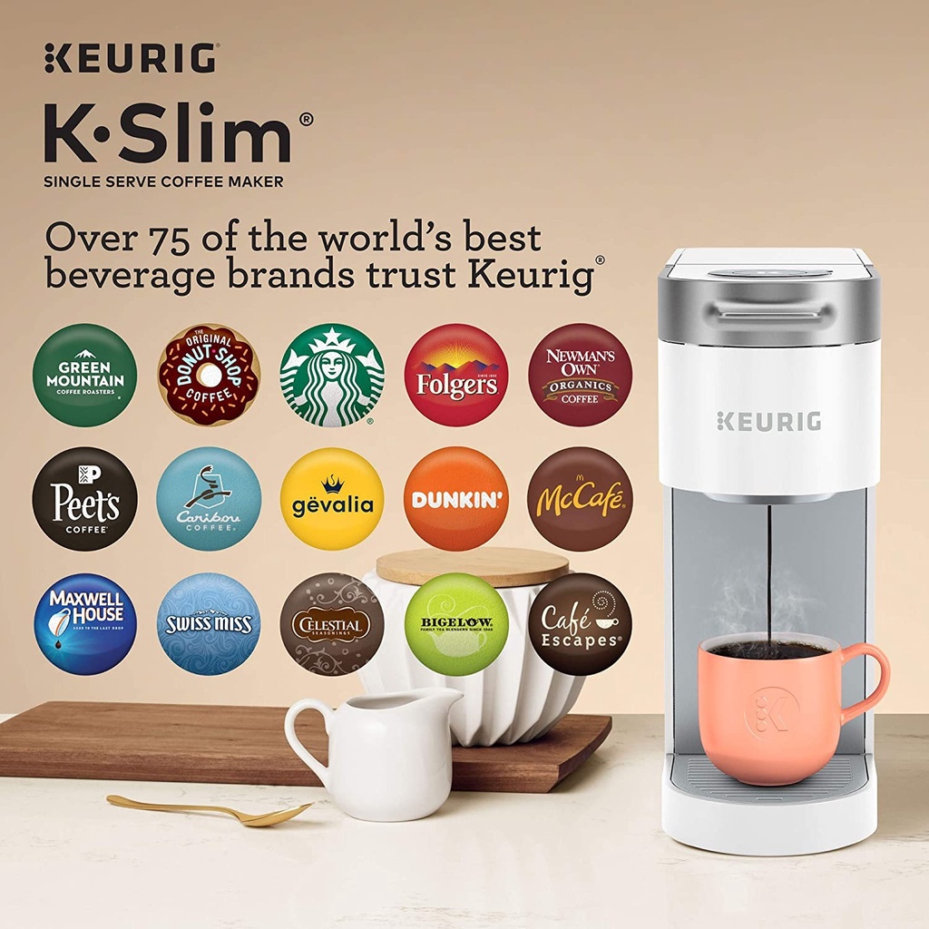 Keurig K- Slim Single Serve K-Cup Pod Coffee Maker, Indonesia