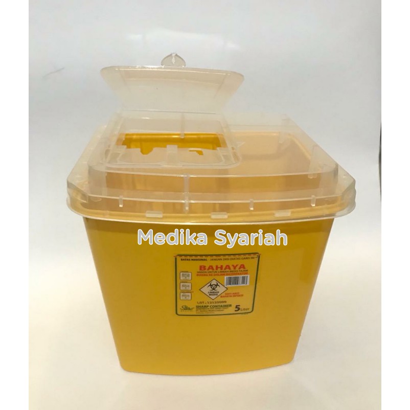 Jual SHARP CONTAINER 5 LITER STERA TEMPAT SAMPAH MEDIS LIMBAH MEDIS ...