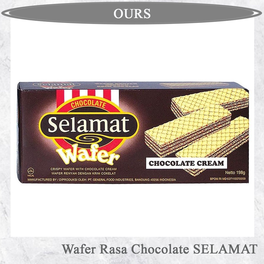 Jual Selamat Wafer Rasa Chocolate 145gr | Shopee Indonesia