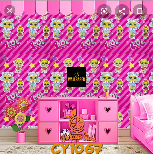 Jual Wallpaper Dinding Kartun LOL Ukuran 45 Cm x 10 Meter Wallpaper ...