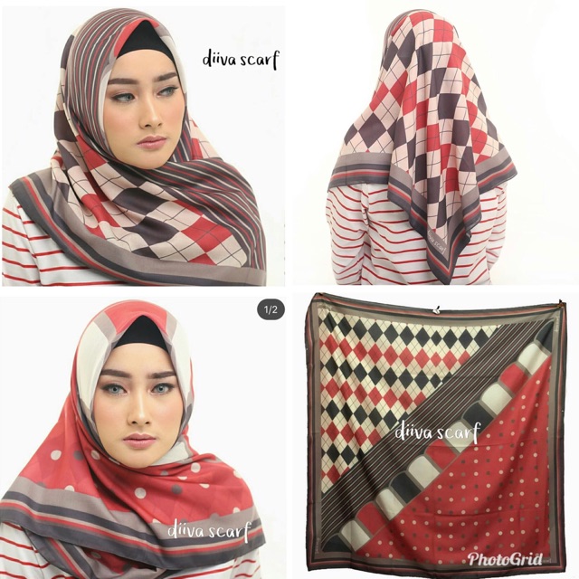 Jual Diiva scarf 74 | Shopee Indonesia