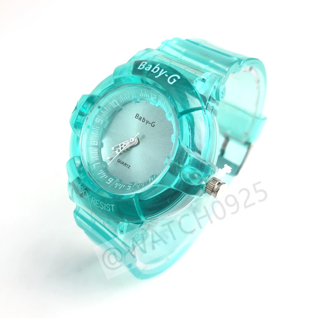 Jual Cod Jam Tangan Wanita Rubber Magnet Murah Casio Baby G Transparant Import Grosir Murah G