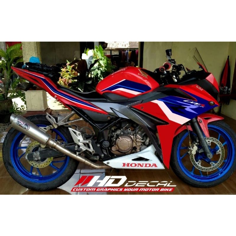 Jual Striping Decal Cbr 150r Facelift Model Livery Rwb Honda Shopee