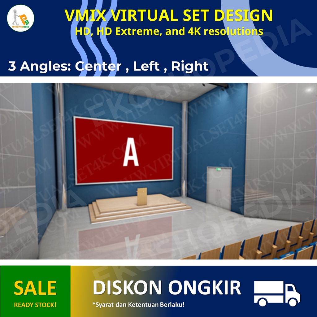 Jual VMIX VIRTUAL SET DESIGN 4K - STAGE 02 v30 | Shopee Indonesia