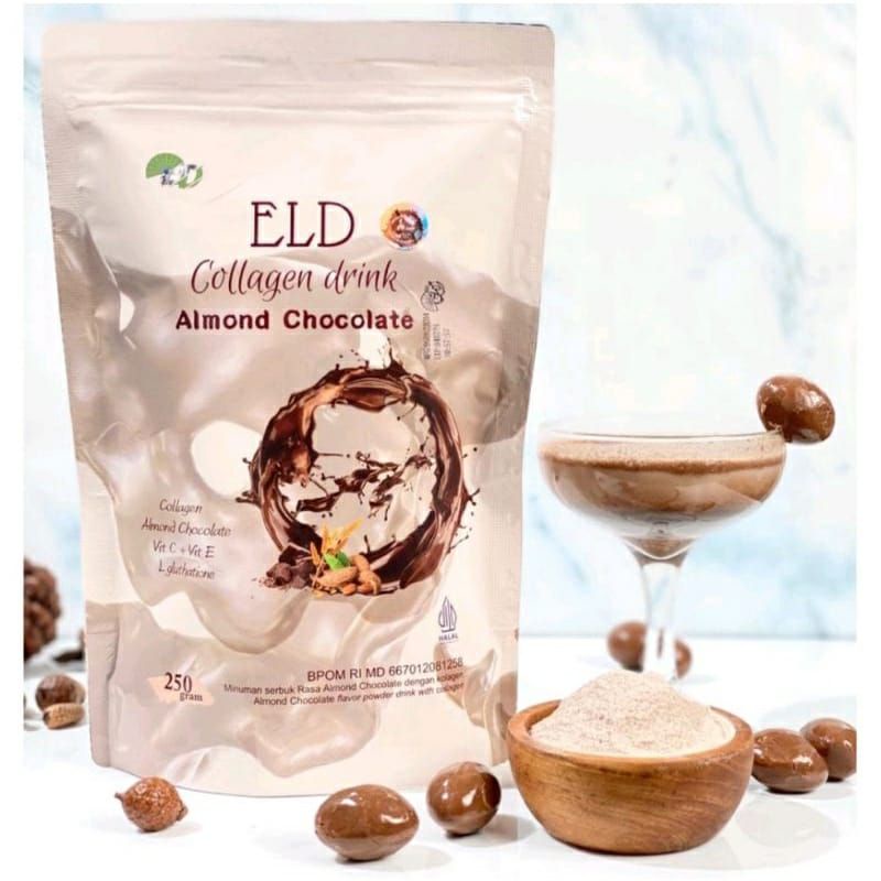 Jual ELD Collagen Drink Rasa Almond Chocolate 250 gram / Minuman ...