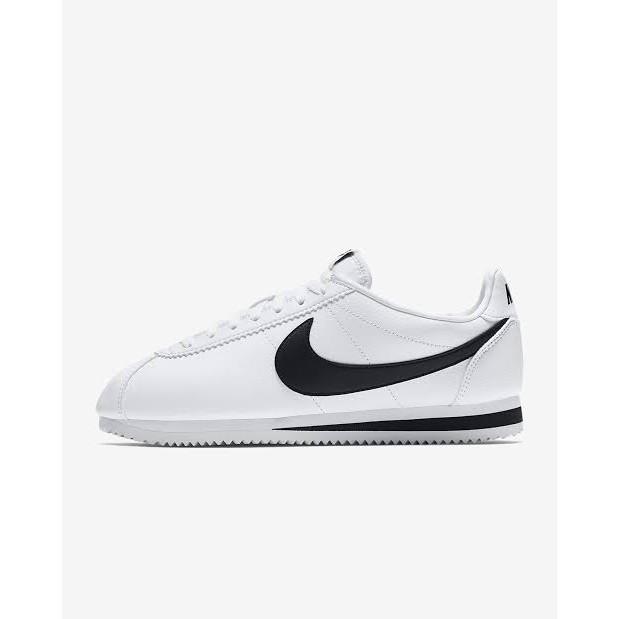 Nike cortez white outlet black