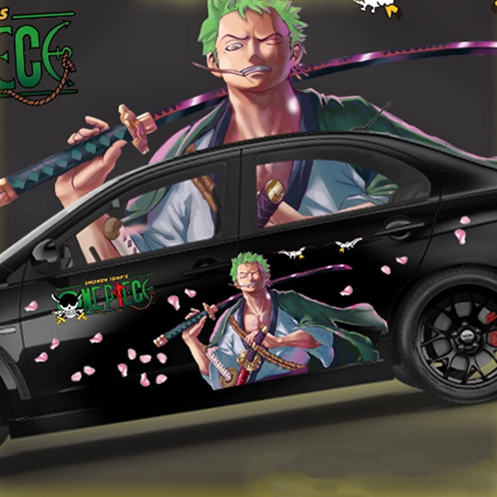 Jual Anime One Piece Car Window Decal Anime Sticker Roronoa Zoro
