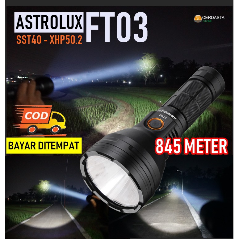 Jual [ BAYAR DITEMPAT ] Original 100% Astrolux Mateminco FT03 / C8 XPL ...