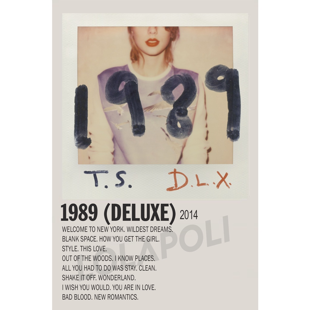 Jual Poster Cover Album 1989 - Taylor Swift | Shopee Indonesia