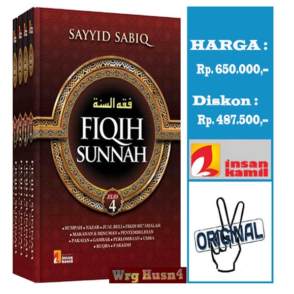 Jual Buku Fiqih Sunnah Sayyid Sabiq Set 4 Jilid Shopee Indonesia