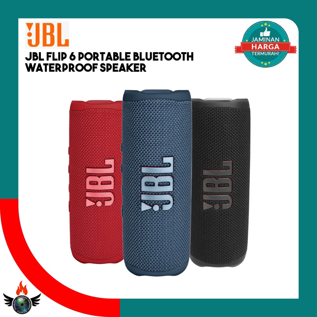 Jual JBL Flip 6 Portable Bluetooth Waterproof Speaker | Shopee Indonesia