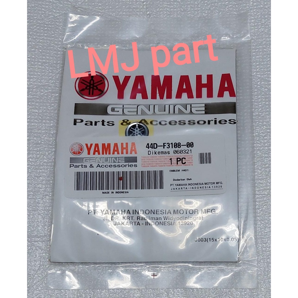 Jual EMBLEM LOGO SPEEDO SPEEDOMETER KM YAMAHA XEON KARBU RC GT 125 YGP ...