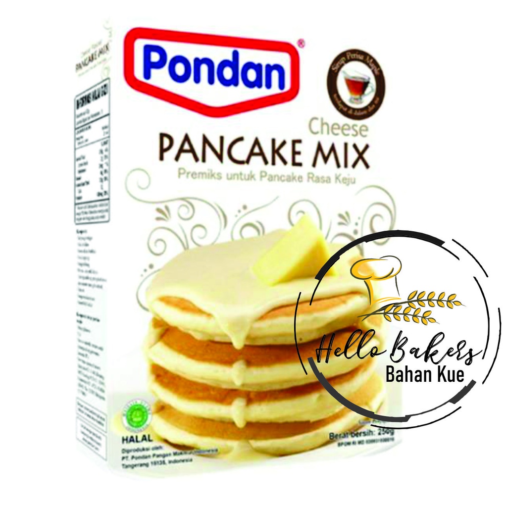 Jual Pondan Premix Pancake Keju 250 Gr Tepung Pondan Premix Pancake