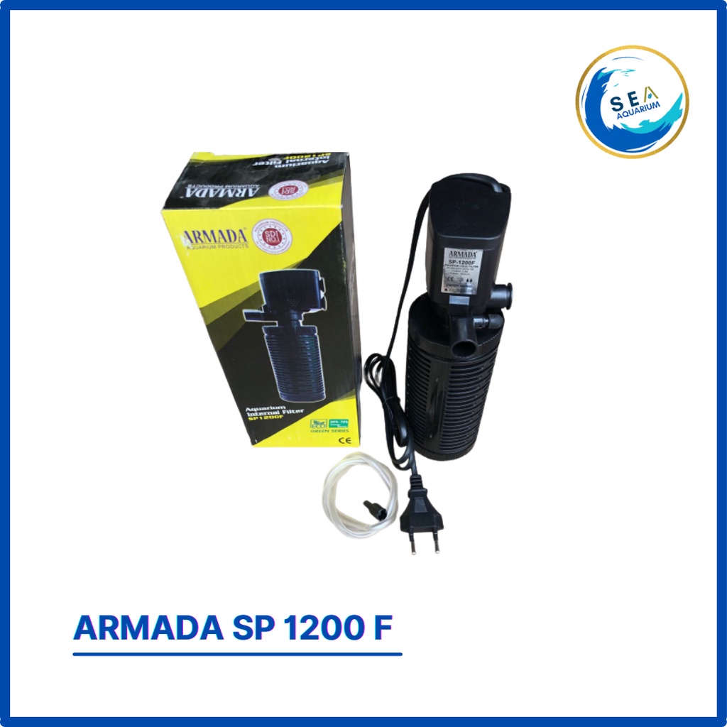 Jual ARMADA SP 1200 F 1200F LOW WATT Green Series Aquarium Internal Filter Shopee Indonesia