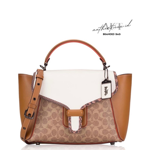 TAS WANITA COURIER CARRYALL 23 IN COLORBLOCK SIGNATURE