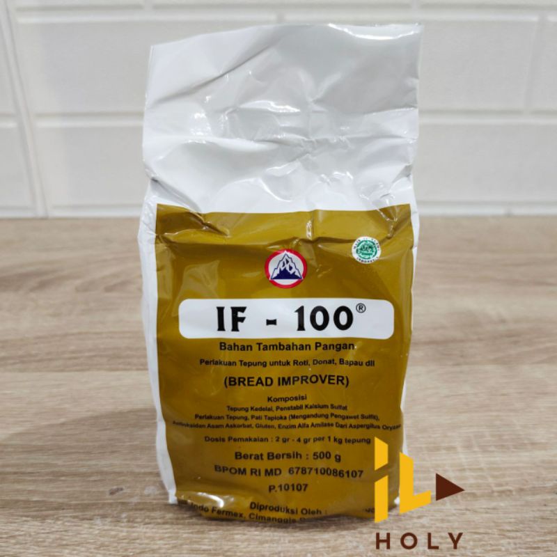 Jual IF-100 Bread Improver (500gr) Kemasan Asli / Pengempuk Pengembang ...