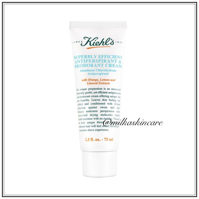 Jual KIEHLS SUPERBLY EFFICIENT ANTIPERSPIRANT & DEODORANT CREAM 50ML