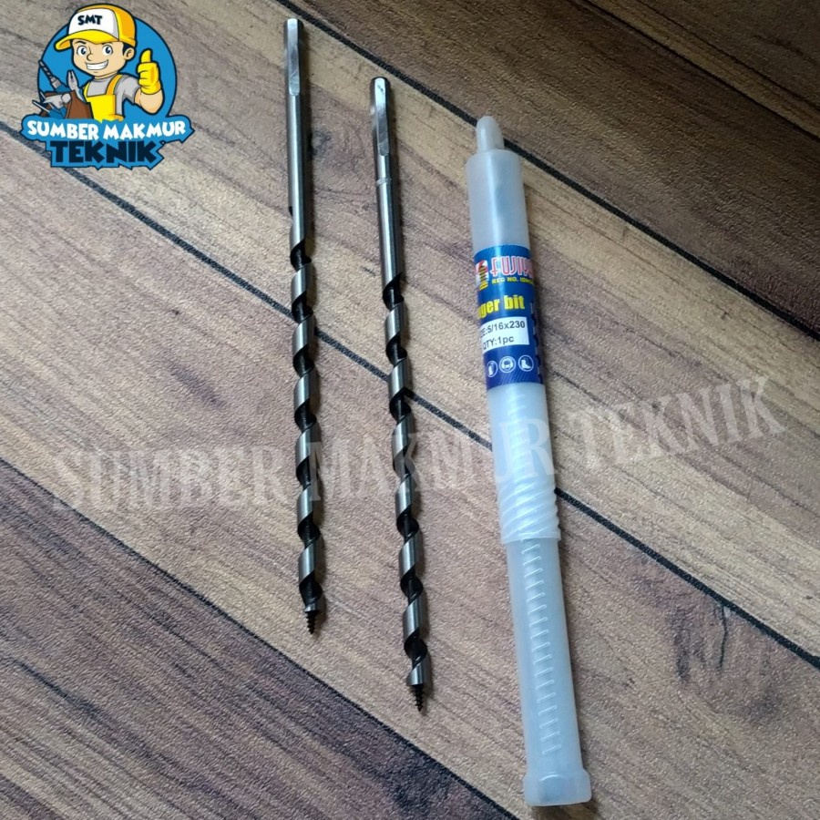 Jual Mata Bor Kayu Spiral Fujiyama Auger Wood Drill Bit Mili