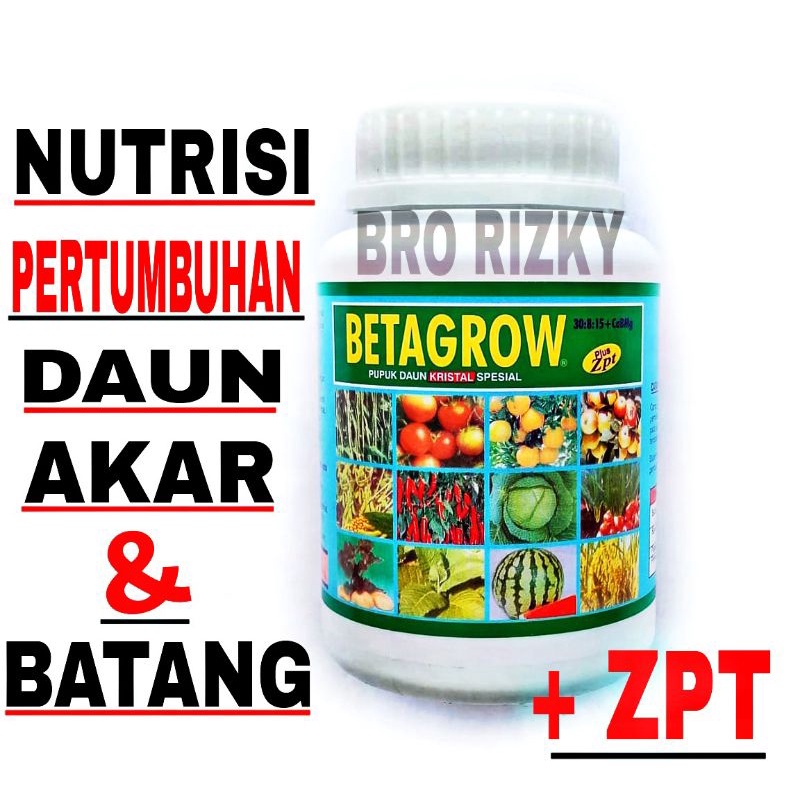 Jual PUPUK PERTUMBUHAN NUTRISI AKAR DAUN BATANG PLUS ZPT CALSIUM BETAGROW D 500 Gr