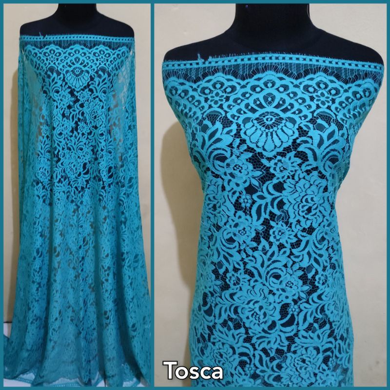 Jual Brokat Semi Francis Warna Tosca,semi Prancis Terbaru,kain Brukat ...