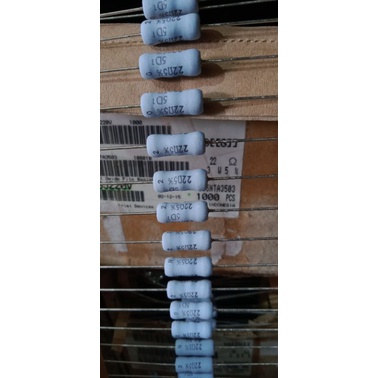 Jual resistor 22R 3 wat orijinal japan(20pcs) | Shopee Indonesia