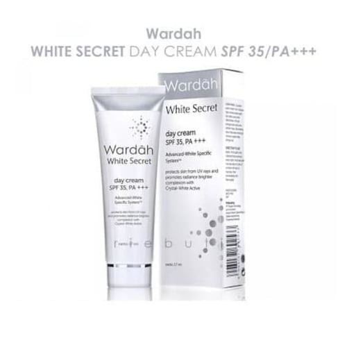 Jual Dijual Wardah White Secret Day Cream Spf 35 Pa Tube 17ml Diskon