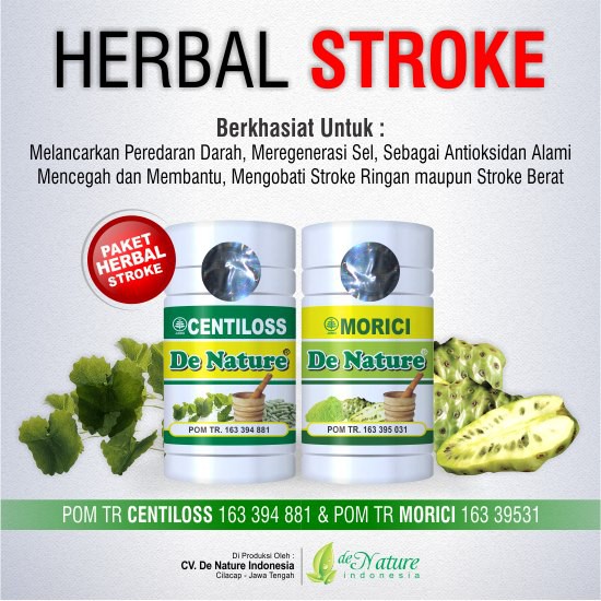 Jual Obat Stroke Iskemik Stroke Hemoragik Stroke Ringan Herbal De