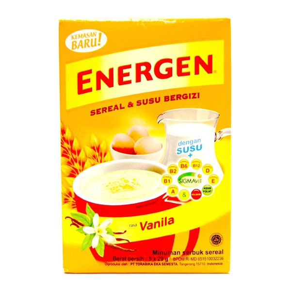 Jual Energen Vanila Box 5Sx29G | Shopee Indonesia