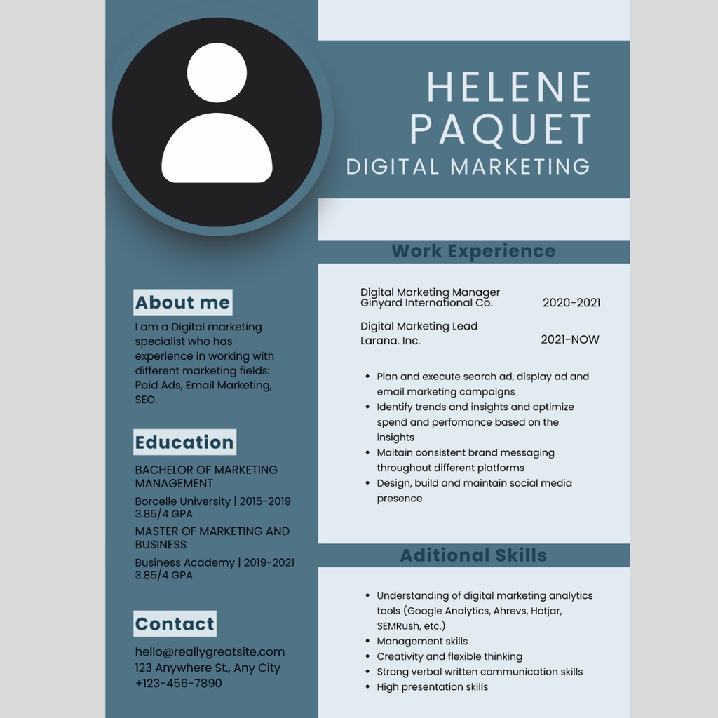 Buat CV/Design CV/ATS Friendly/Design CV/Curicullum Vitae/Daftar Riwayat Hidup/Resume