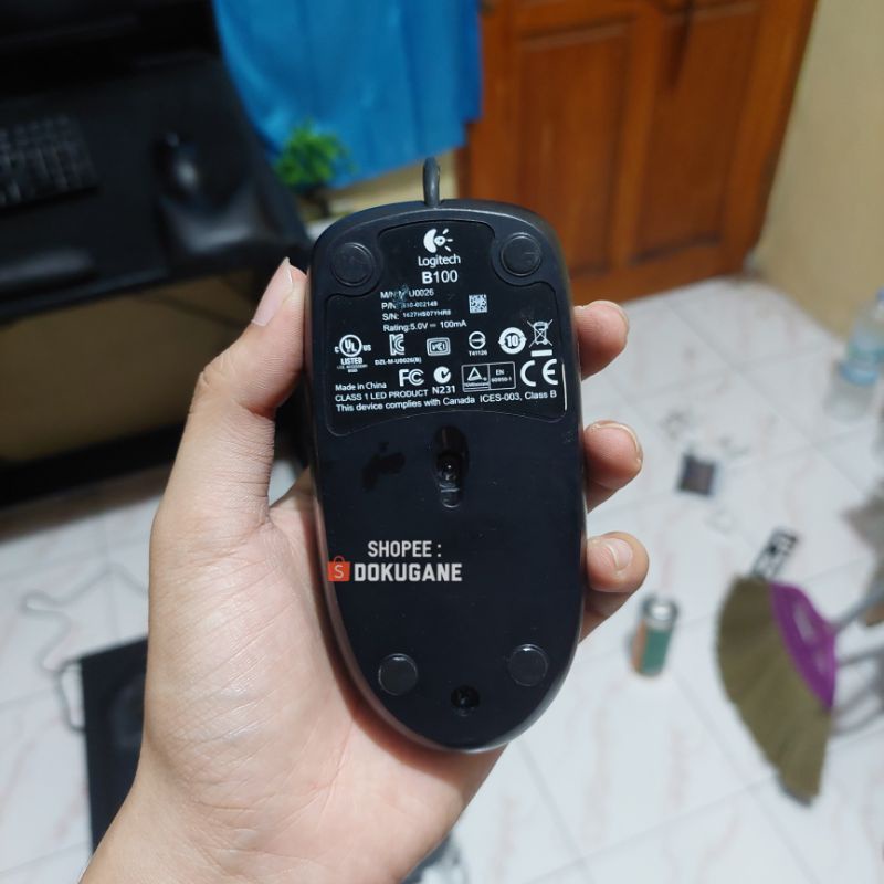 Jual Mouse Logitech B100 Bekas second seadanya | Shopee Indonesia