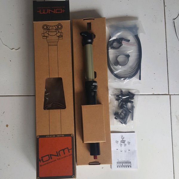 Jual NEW Dropper Seatpost Air DNM HQS Remote 30.9 dan 31.6 Travel 100 Shopee Indonesia