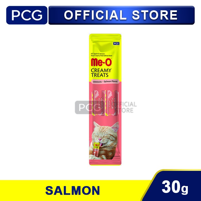 Jual Me O Creamy Treats Salmon 2 s Shopee Indonesia