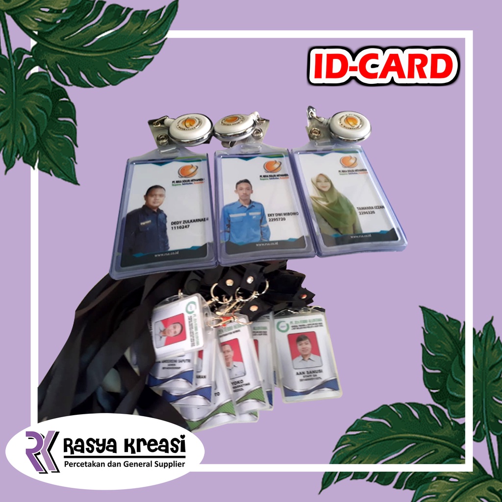 Jual Cetak Id Card Pvc Premium Kartu Member Kartu Anggota Pelajar