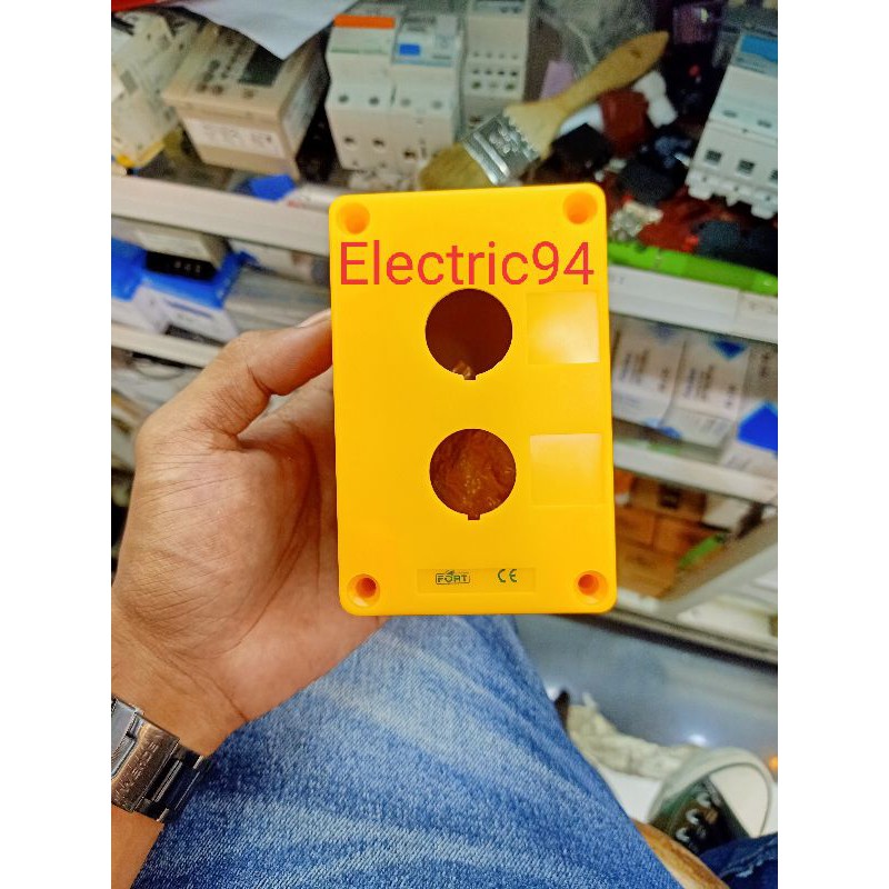 Jual box push button BX2-22 - Putih / kuning | Shopee Indonesia