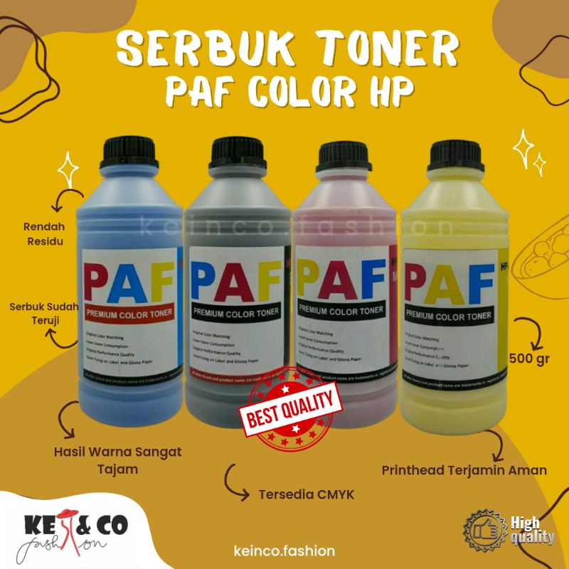 Jual SERBUK TONER LASERJET COLOR HP CP1215 PAF 500GR | Shopee Indonesia