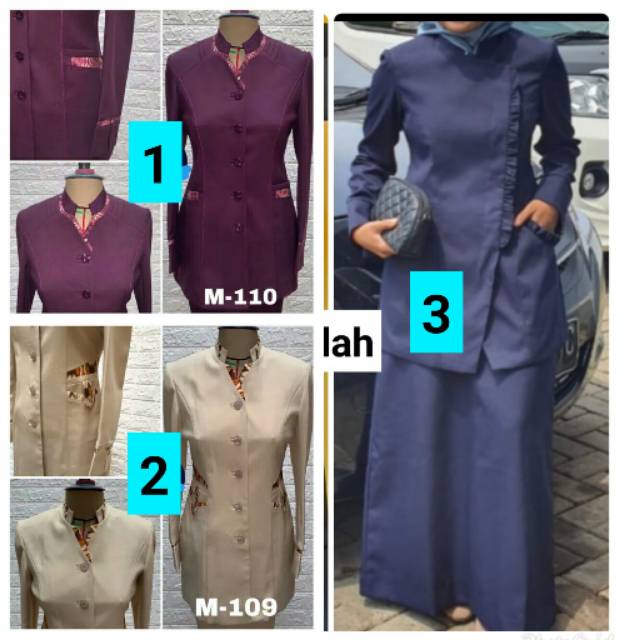 Jual Baju Seragam Blazer Wanita Pemda Pns Pdh Guru Kantor | Shopee ...