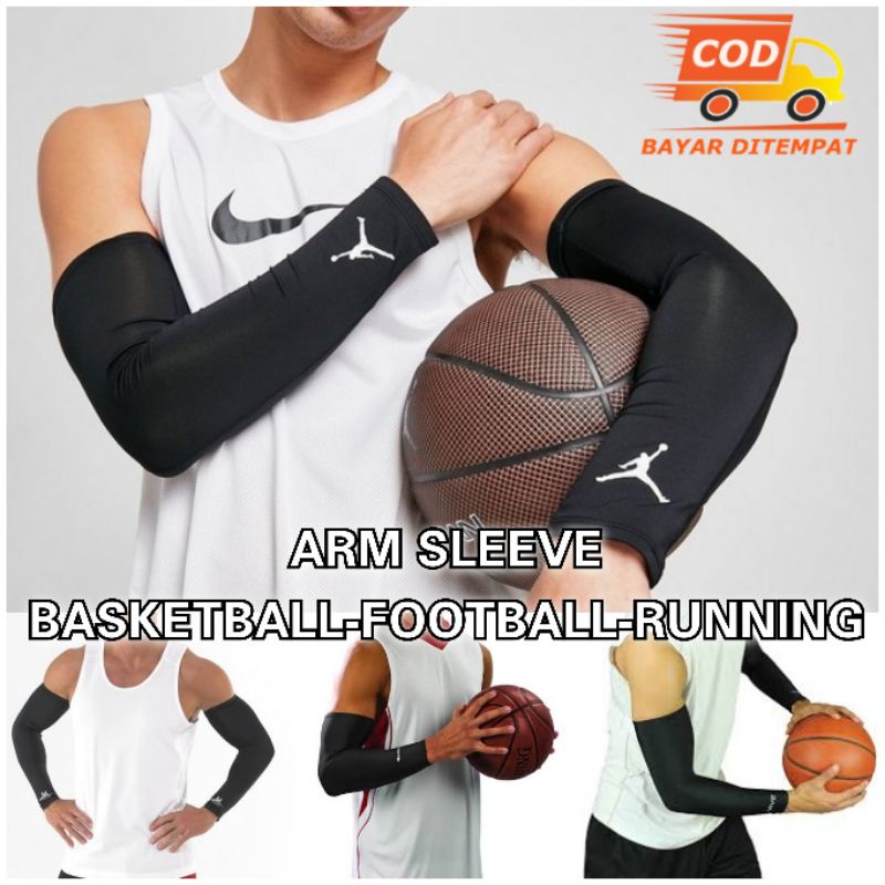 Jual Arm Sleeve basketball UV protection quick dry Shopee Indonesia